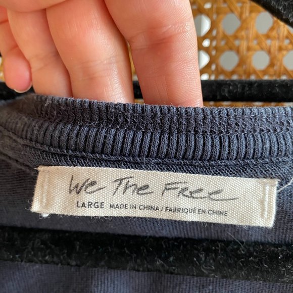 FREE PEOPLE - We The Free Military Mix Henley - Picture 15 of 16